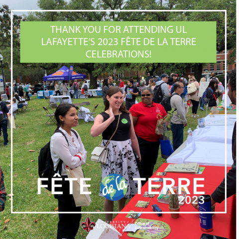 Thank your for attending Fete de la Terre